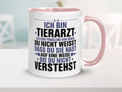 Löse Probleme: Tierarzt | Tiermedizin Mediziner Geschenk Tierliebhaber Humor