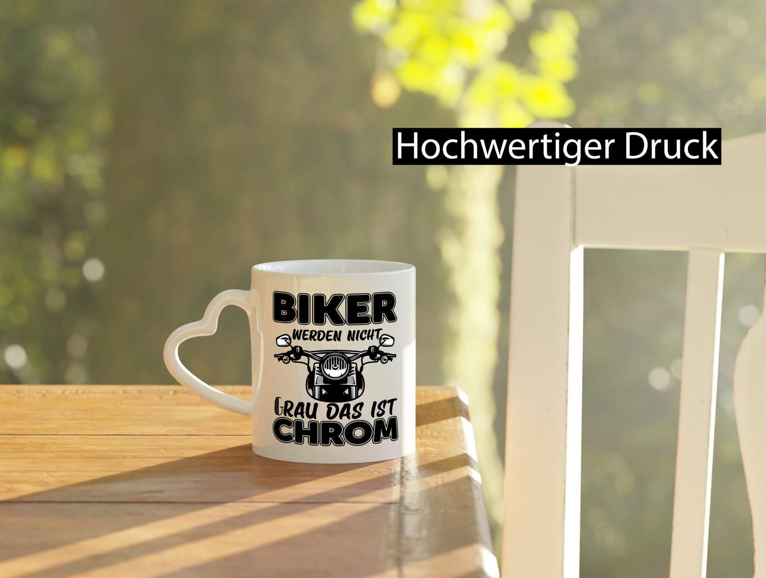Biker werden nicht grau | Motorradfahrer Tasse Humor Geschenkidee
