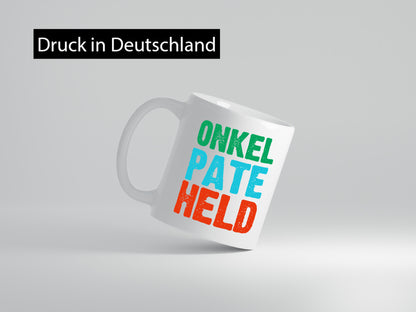 Onkel Pate Held | Tasse Patenonkel Spruch lustig Geschenkidee Humor