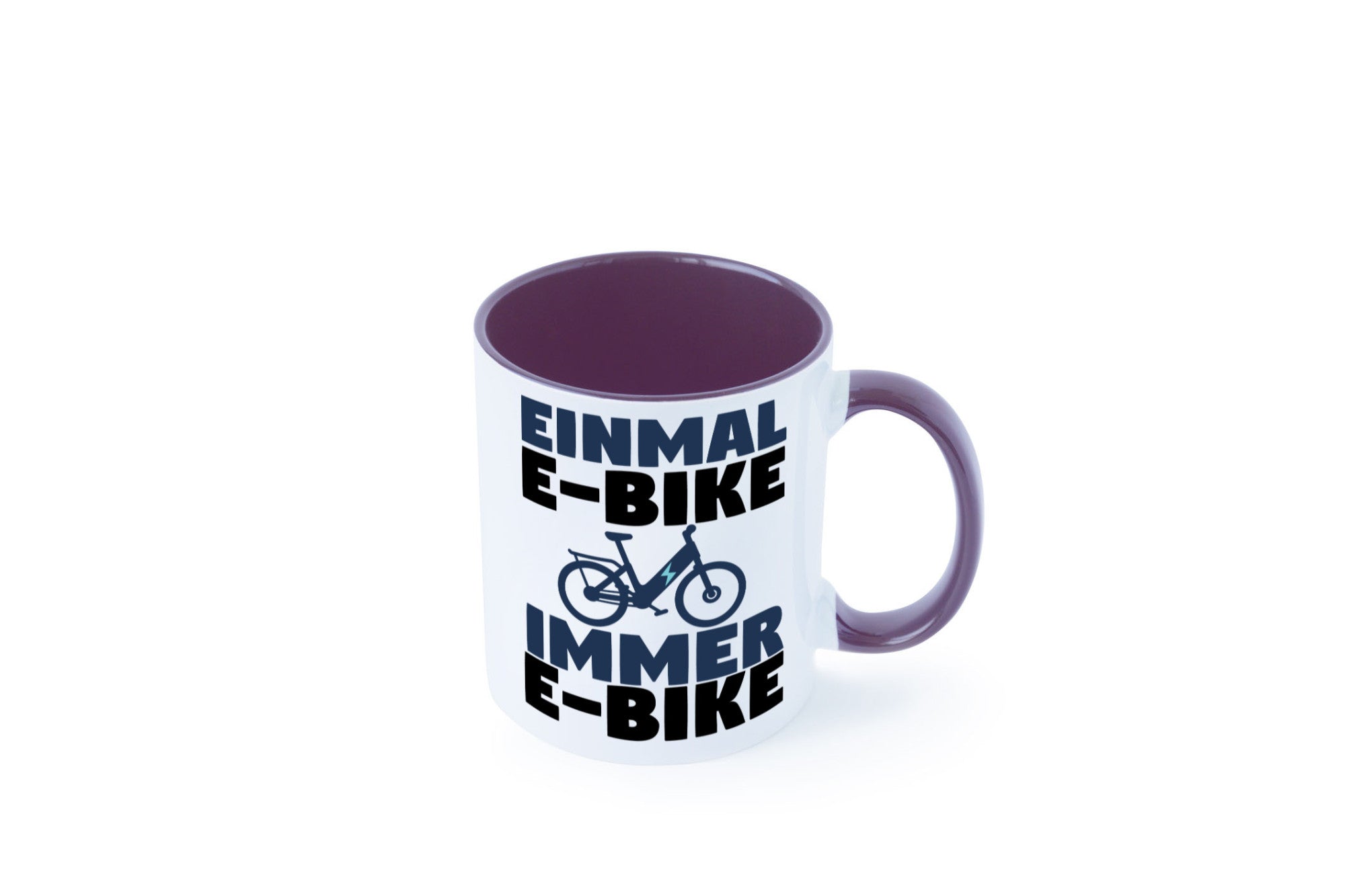 E-Bike Fahrer | Radfahrer Tasse Fahrrad Elektrorad lustiger Spruch Geschenk