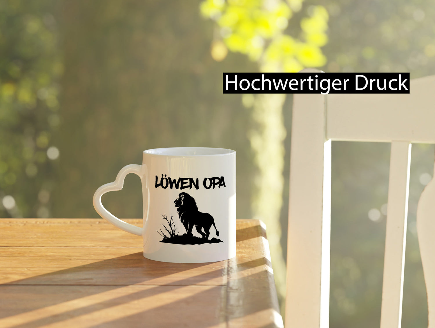 Löwen Opa | Löwe Wildtiere lustiger Spruch Geschenk Familie Geschenkidee Tasse