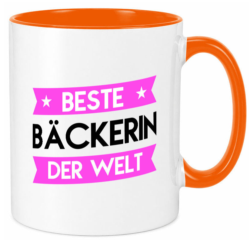 Beste Bäckerin | Bäckerei Frauen Backen lustig Humor Geschenkidee Geschenk Tasse