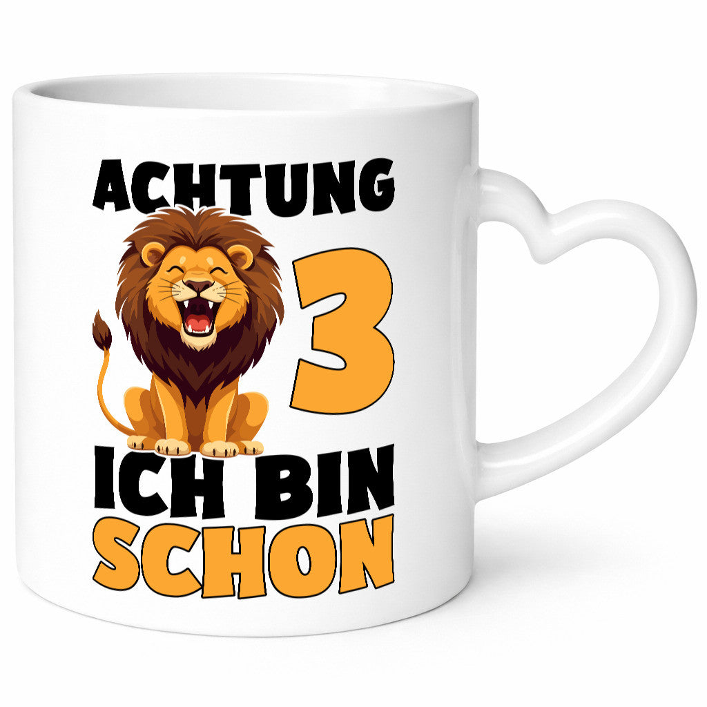 3. Geburtstag | 3 Jahre Löwe lustiger Spruch Geschenk Geschenkidee Tasse