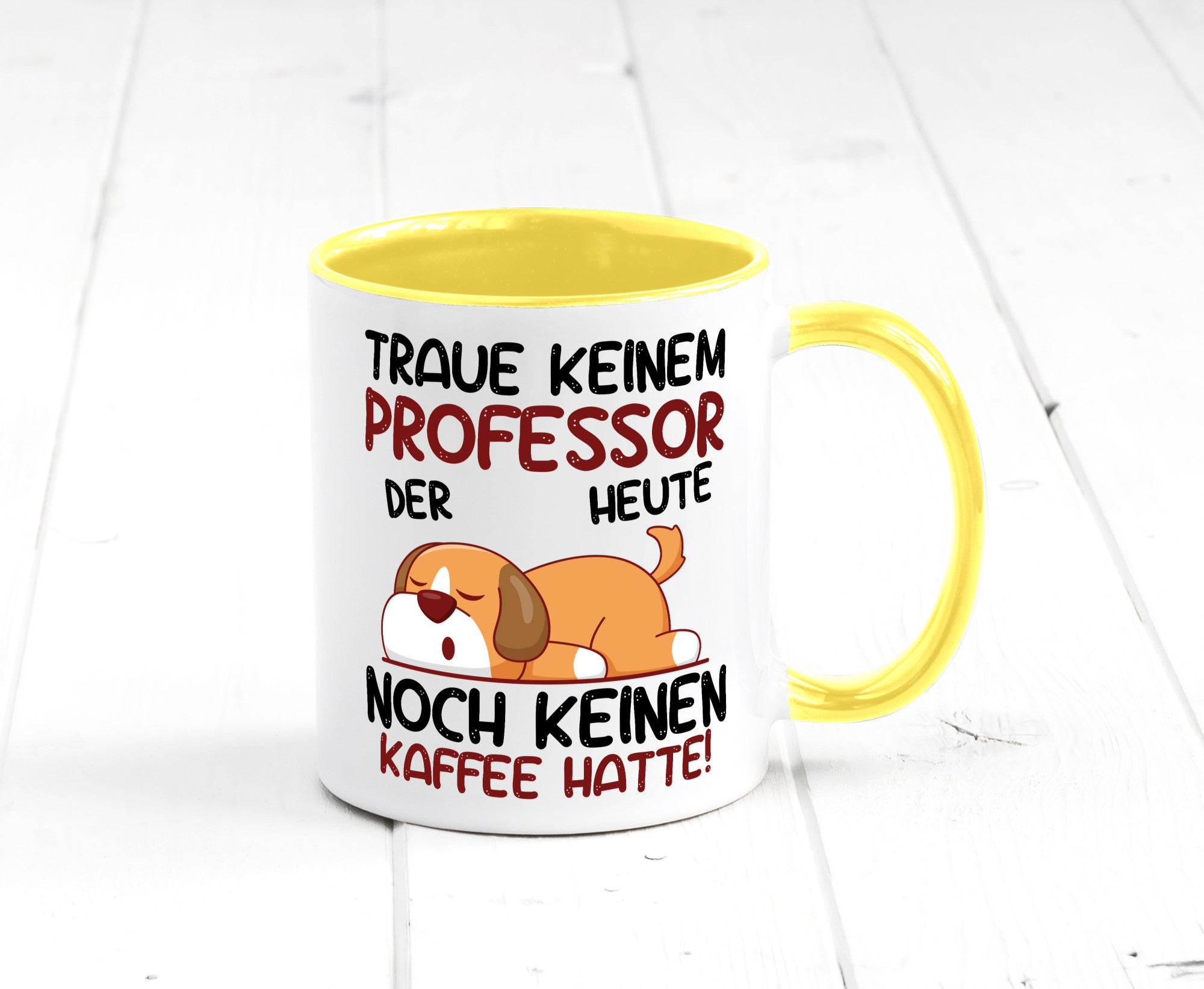 Traue keinem Professor | Uni Universität Geschenkidee Humor Tasse