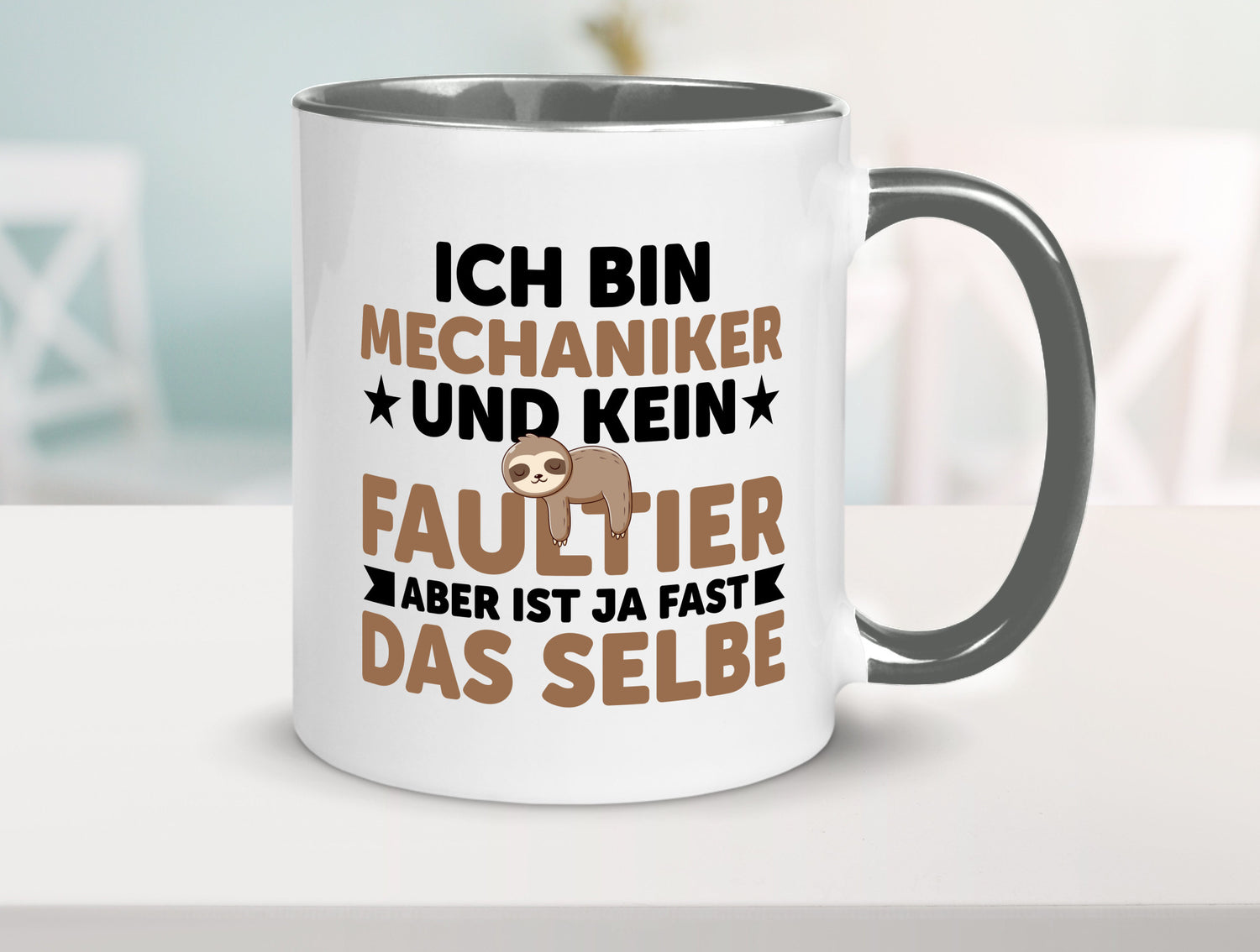 Ich bin kein Faultier: Mechaniker | KFZ Werkstatt Humor Tierliebhaber