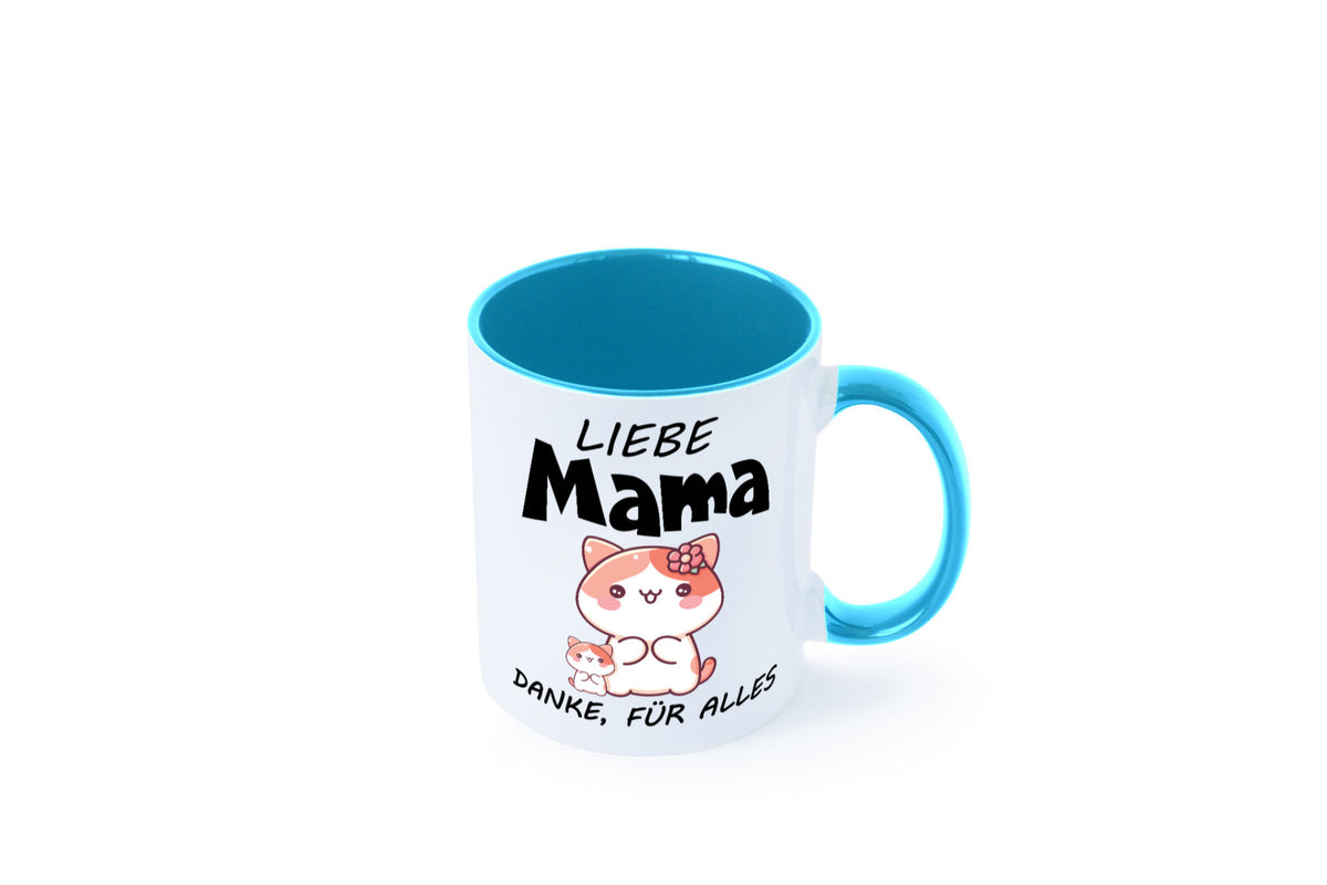 Liebe Mama Danke, für alles | Muttertag Beste Geschenk Familie Geschenkidee Tasse