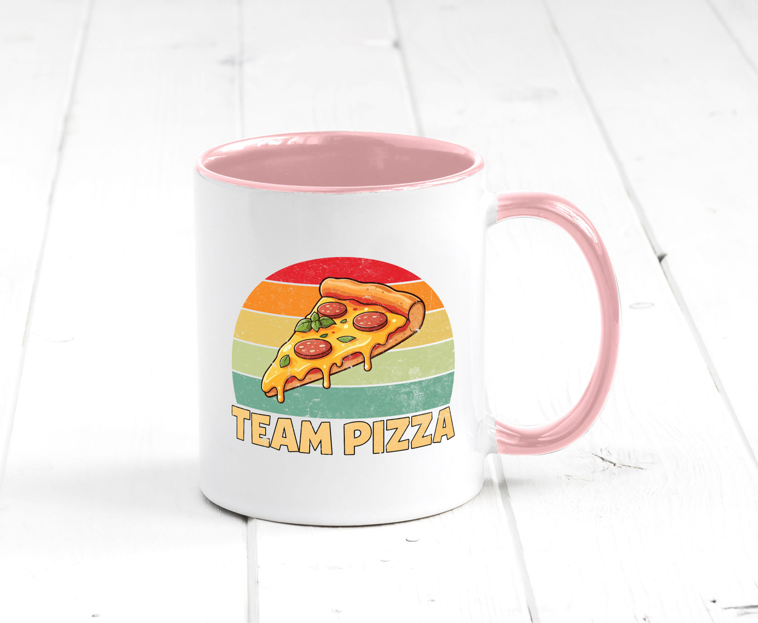 Team Pizza | Pizzaliebhaber Lover v2 Geschenkidee Humor Tasse