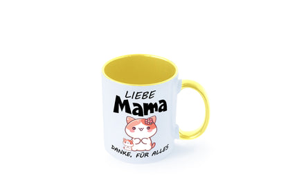 Liebe Mama Danke, für alles | Muttertag Beste Geschenk Familie Geschenkidee Tasse