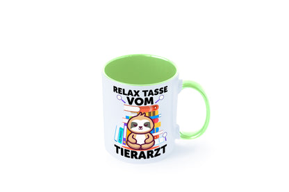 Relax Tasse: Tierarzt | Tiermedizin Mediziner Geschenkidee Tierliebhaber Humor