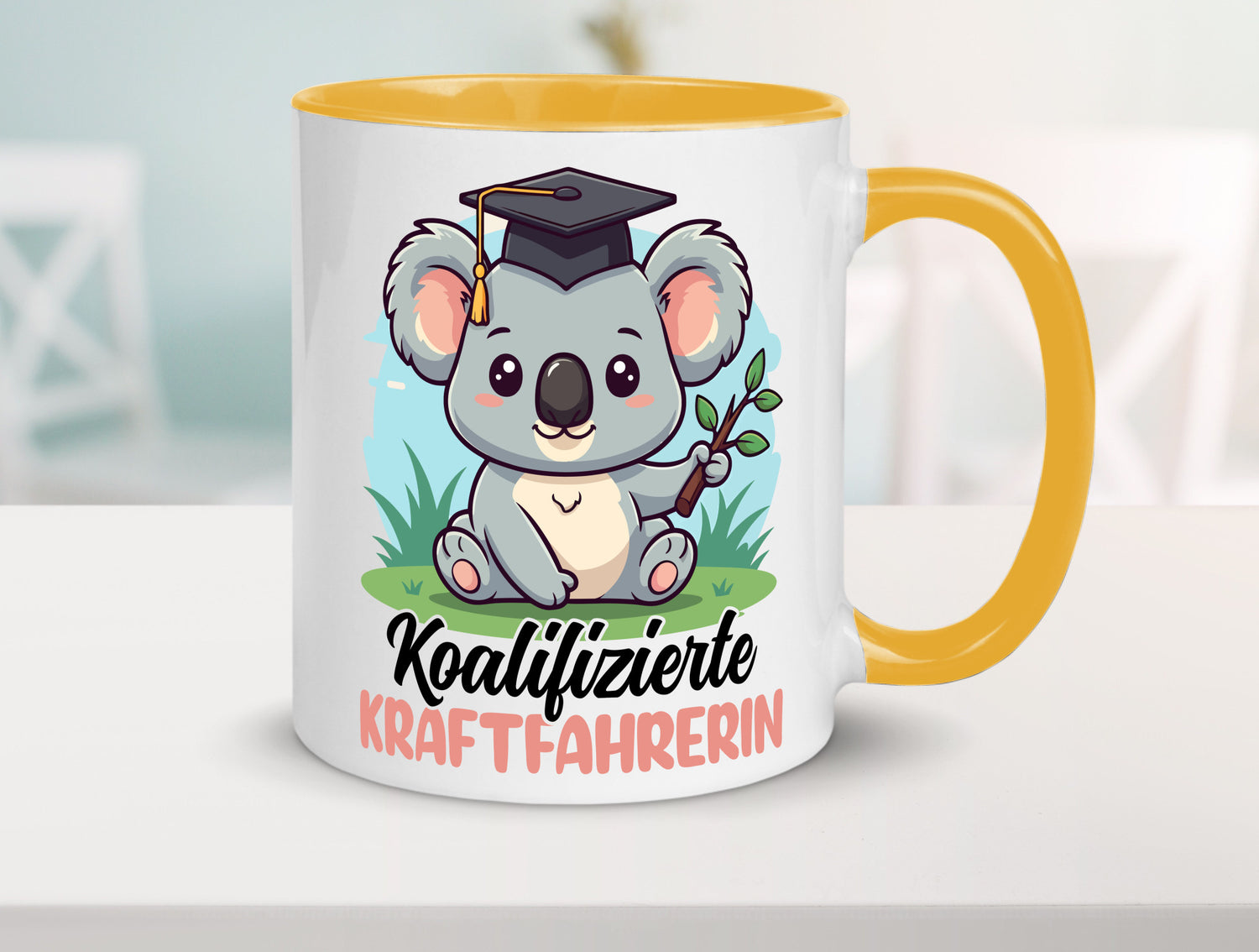 Koalifizierte Kraftfahrerin | Lastwagen LKW Humor Geschenkidee Tasse