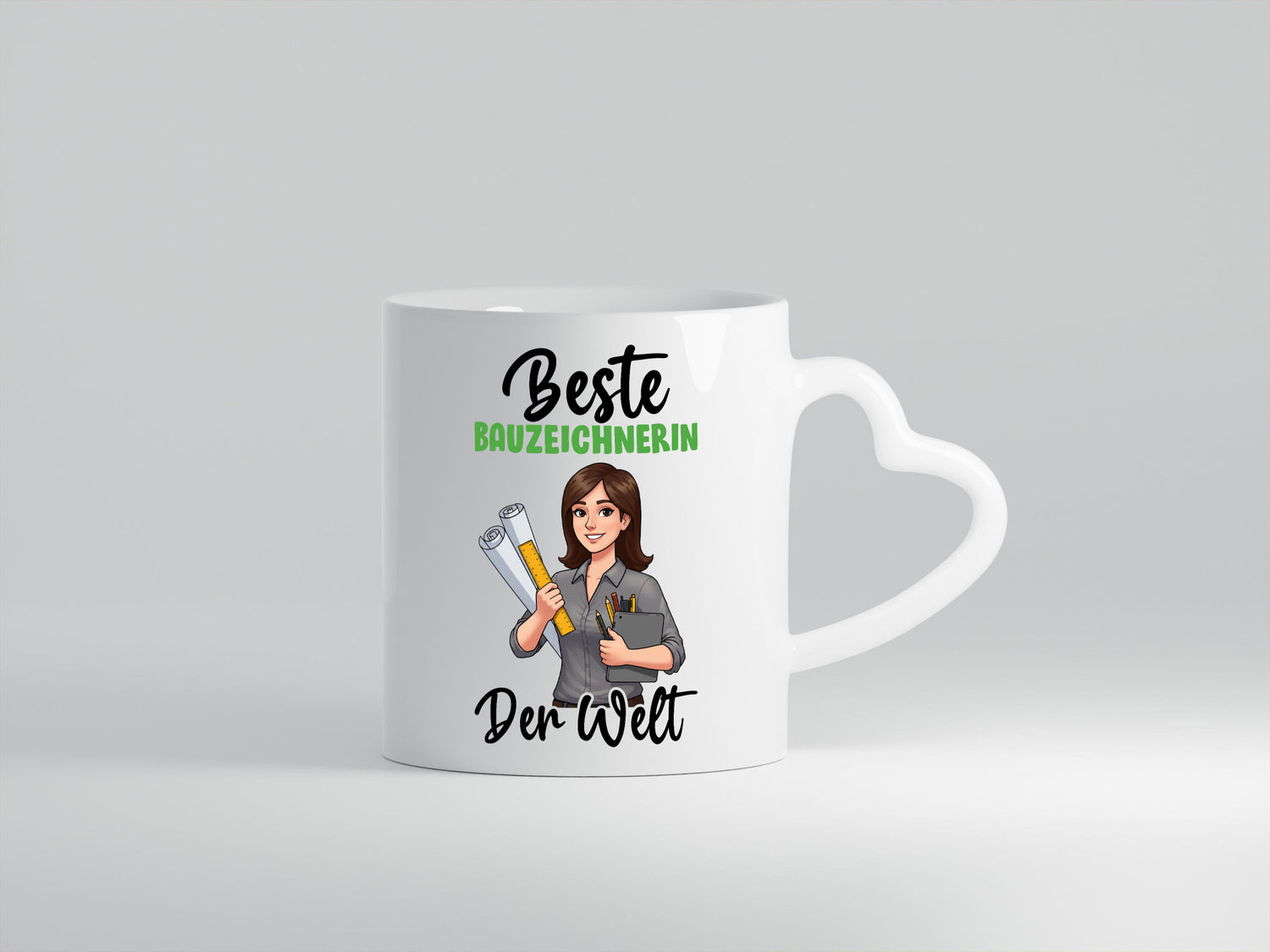 Beste Bauzeichnerin | Zeichnerin v2 lustiger Spruch Geschenk Humor Geschenkidee