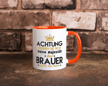 Seine Majestät Brauer | Bier Brauerei Humor Geschenkidee Tasse