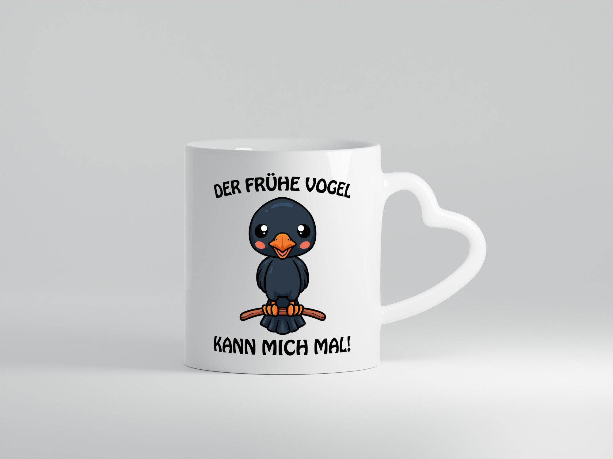 Der Frühe Vogel Humor Geschenkidee Tasse