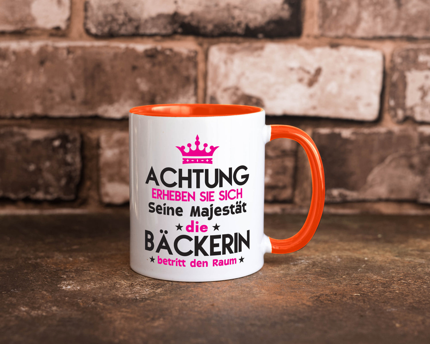 Seine Majestät Bäckerin | Bäckerei Frauen Backen Humor Geschenkidee Tasse