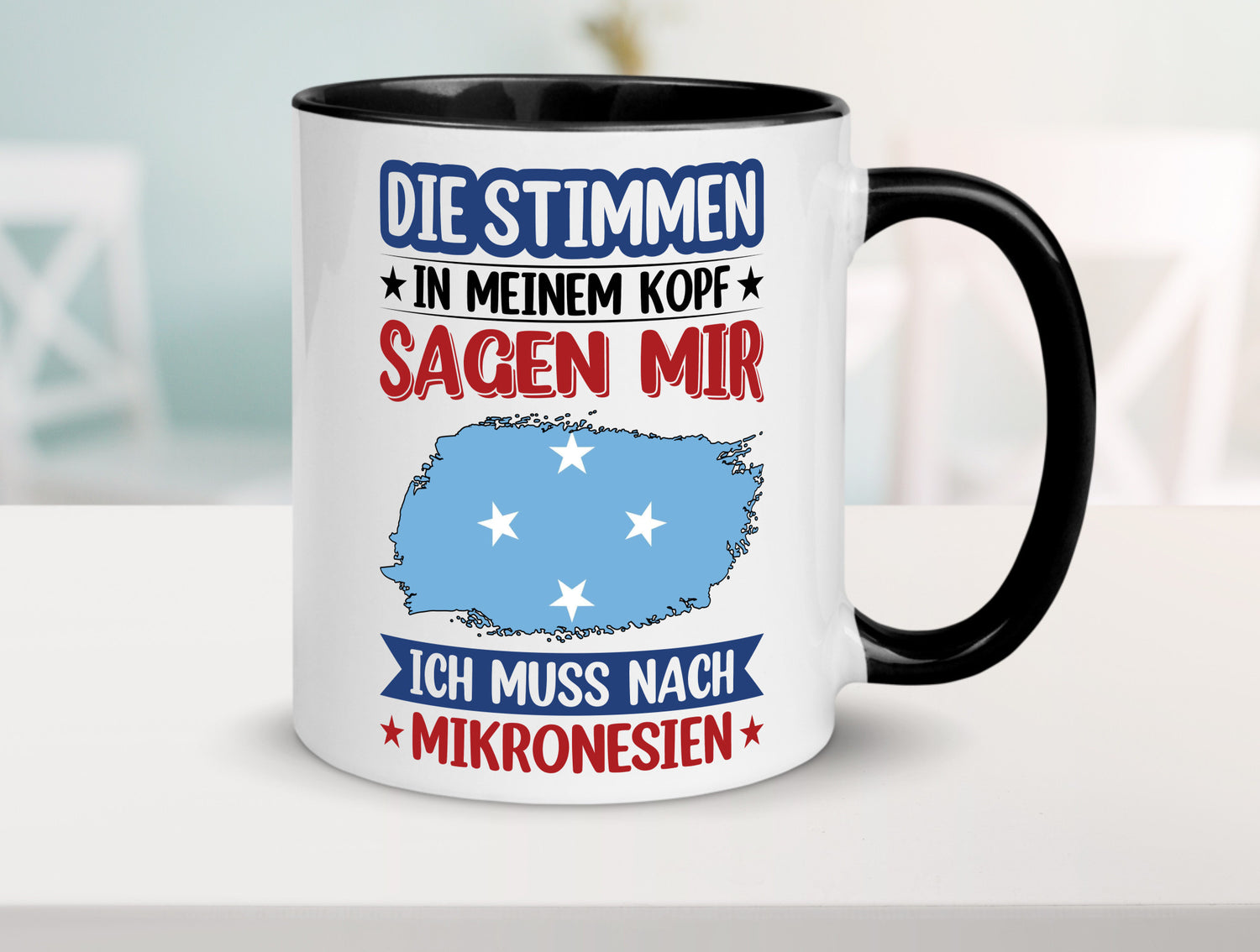 Mikronesien | Urlaub Stimmen in meinem Kopf Traumland Geschenk Humor