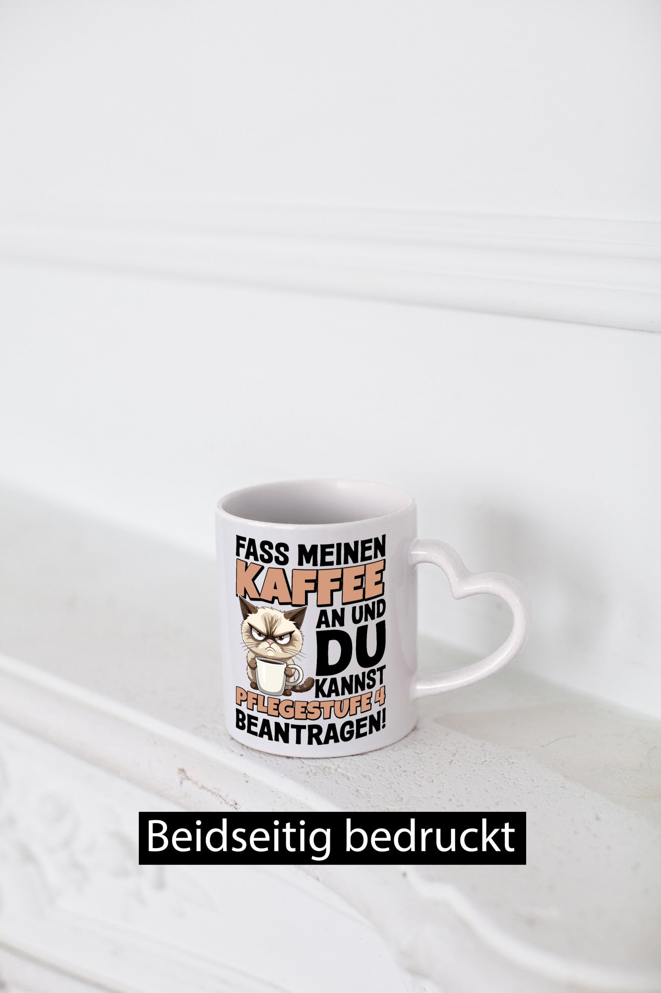Fass meinen Kaffee an | Pflegestufe 4 Krankenschwester v4 Geschenk Humor