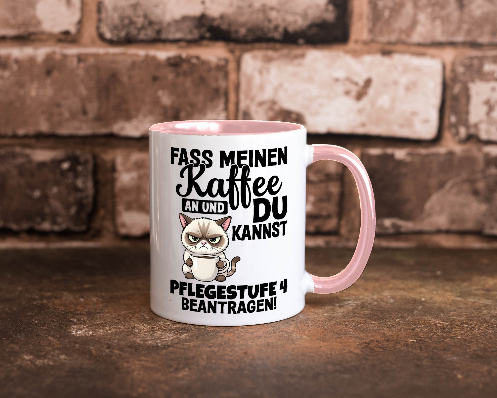 Fass meinen Kaffee an | Pflegestufe 4 Krankenschwester v3 Geschenkidee Humor
