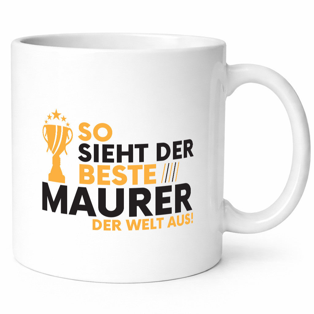 Der Weltbeste Maurer | Bau Handwerker Geschenkidee Humor Tasse