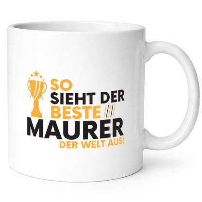 Der Weltbeste Maurer | Bau Handwerker Geschenkidee Humor Tasse