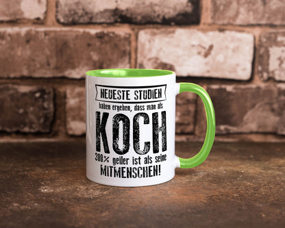 Neuste Studien: Koch | Chefkoch Humor Arbeit Kollegen Büro Geschenkidee Tasse