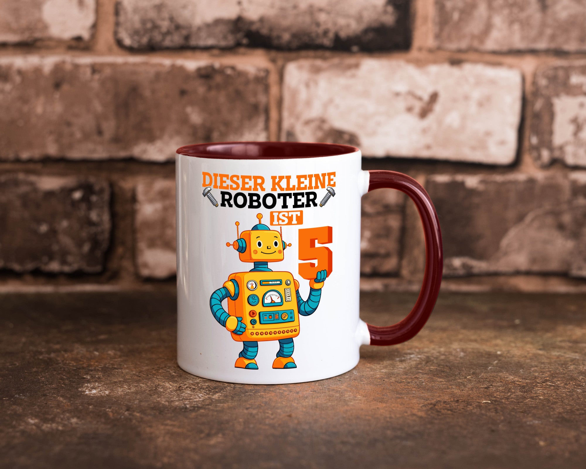 5. Geburtstag | 5 Jahre Roboter Junge lustiger Spruch Geschenk Geschenkidee
