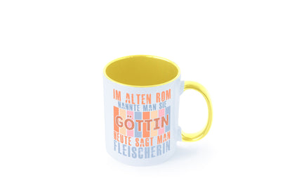 Heute sagt man: Fleischerin | Schlachterei lustig Humor Geschenkidee Geschenk