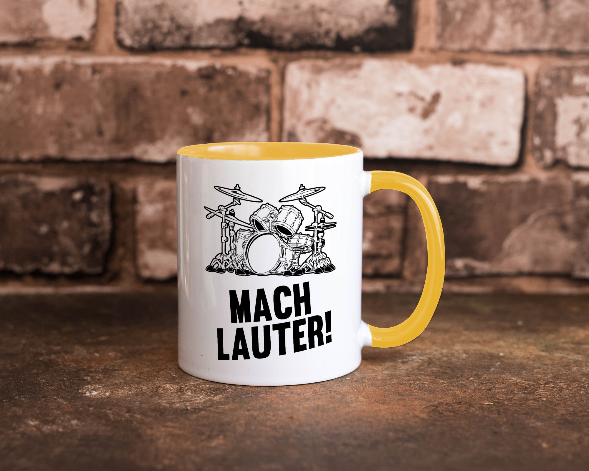 Mach lauter | Schlagzeug Band Musiker Geschenkidee Humor Tasse