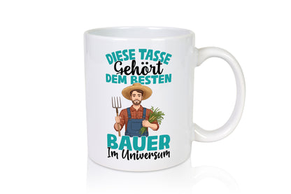 Im Universum: Bauer | Bauernhof Landwirtschaft lustiger Spruch Geschenk Humor