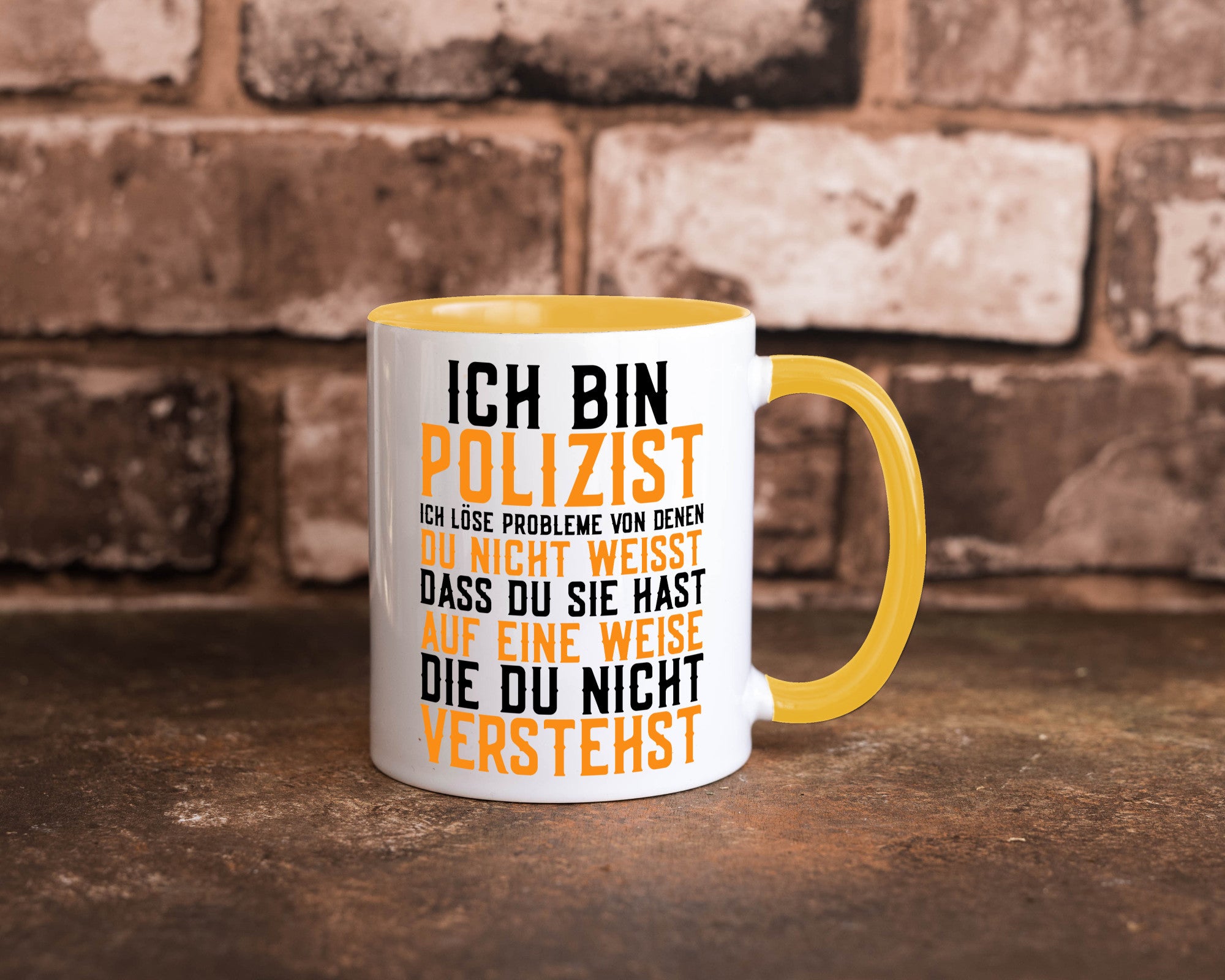 Ich bin Polizist | Polizei Beruf Job lustiger Spruch Geschenk Arbeit Kollegen