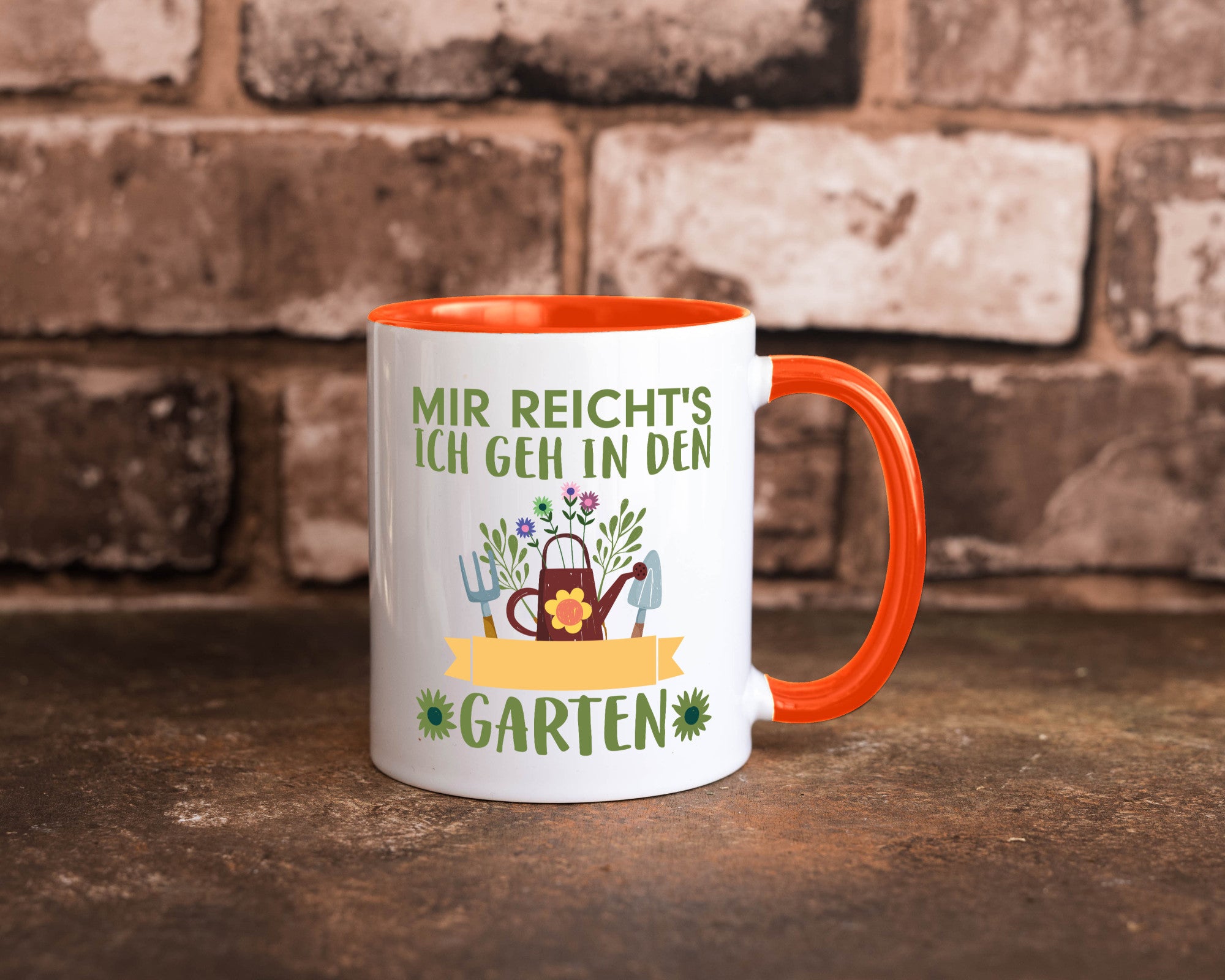 Ich geh in den Garten | Gärtner Tasse Gartenarbeit Humor Arbeit Kollegen Büro