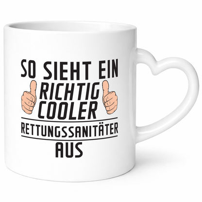 Richtig Cooler Rettungssanitäter | Sanitäter Humor Geschenkidee Tasse