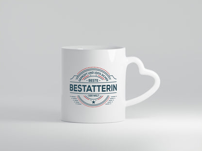Geprüft und sicher: Bestatterin | Bestattung Totengräberin lustiger Spruch