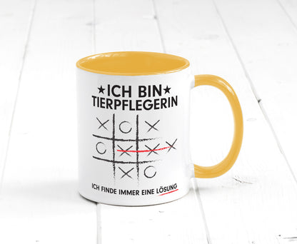 Löse Probleme: Tierpflegerin | Pflegeberuf Tierheim v3 Humor Arbeit Kollegen