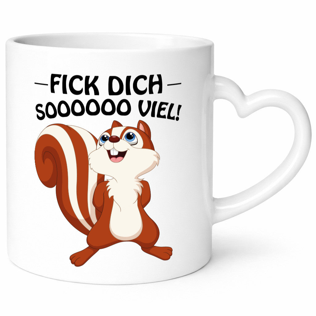 Fick dich so viel Geschenk Humor Geschenkidee lustiger Spruch Tasse