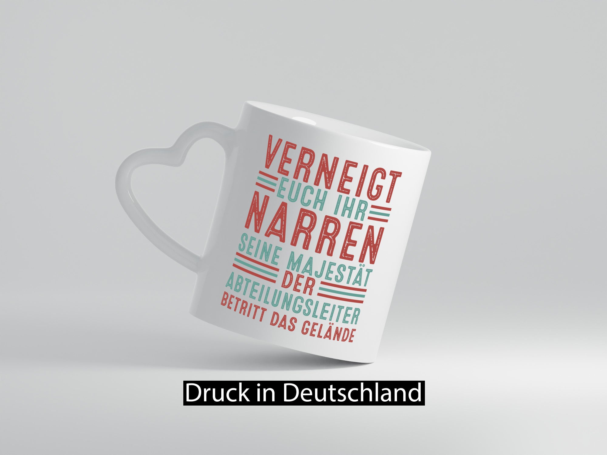 Verneigt euch: Abteilungsleiter| Führungskraft lustiger Spruch Geschenk Humor