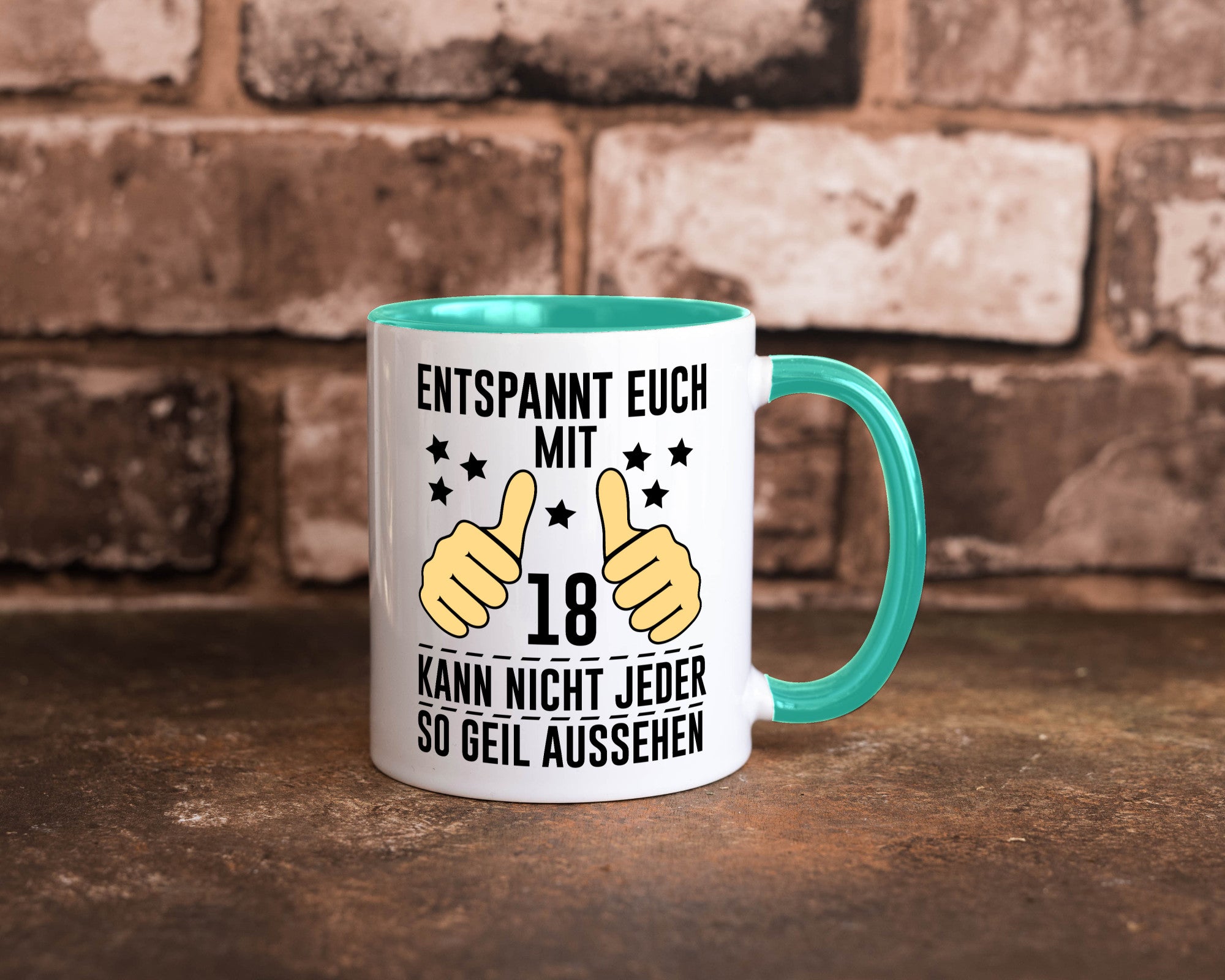 18. Geburtstag | 18 Jahre Geil aussehen Entspannt euch Geschenk Geschenkidee