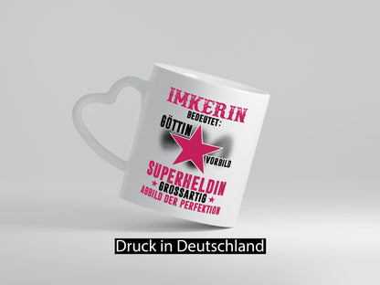 Bedeutung von Imkerin | Imkerei lustig Humor Geschenkidee Geschenk Tasse