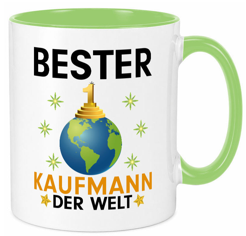 Welt Bester Kaufmann Kaufmänner Geschenk Humor Geschenkidee lustiger Spruch Tasse