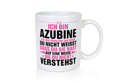 Löse Probleme: Anglerin | Angeln Fischerin Humor Geschenkidee Tasse