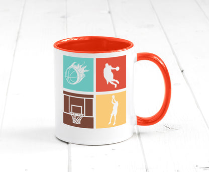 Basketball | Sportfan Slam Dunk Teamplayer NBA Humor Geschenkidee Tasse