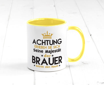 Seine Majestät Brauer | Bier Brauerei Humor Geschenkidee Tasse
