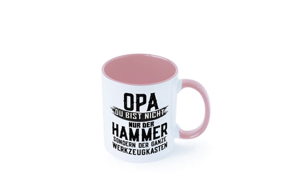 Opa ist der Hammer | Großvater Tasse Werkzeugkasten lustig Familie Geschenkidee