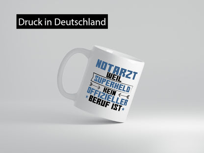Superheld Notarzt | Arzt Humor Geschenkidee Tasse