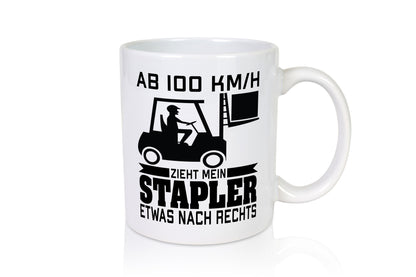 Mein Stapler zieht nach rechts | Staplerfahrer lustiger Spruch Geschenk Humor