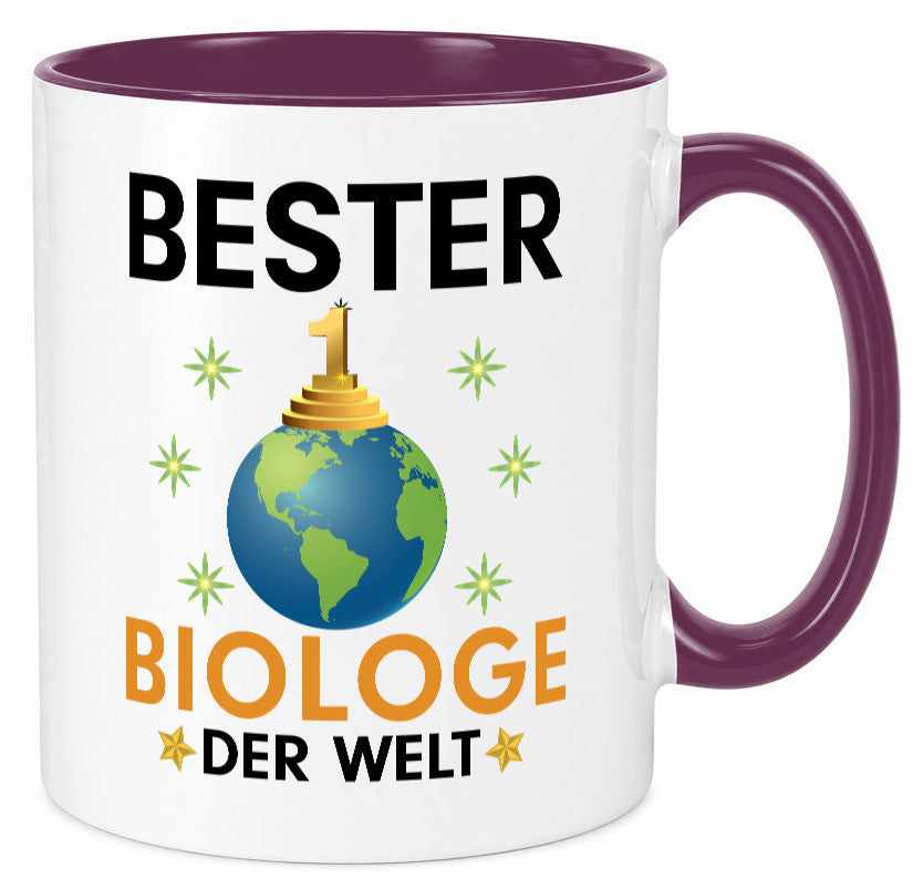 Welt Bester Biologe | Biologie Naturforscher Geschenkidee Humor Tasse