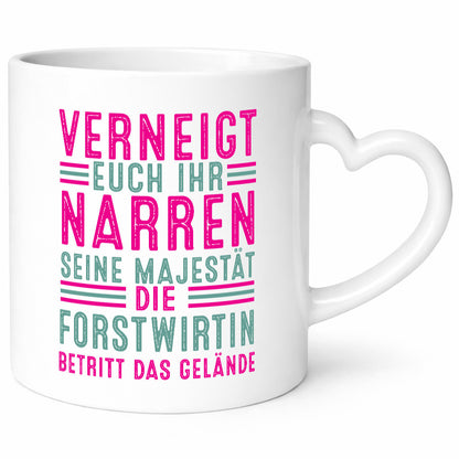 Verneigt euch: Forstwirtin | Forst Wirtin lustiger Spruch Geschenk Humor