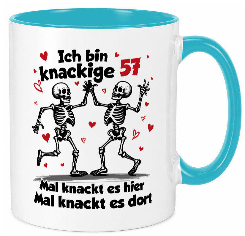 57. Geburtstag | Knackige 57 Ich bin alt lustig Geschenkidee Geschenk Tasse