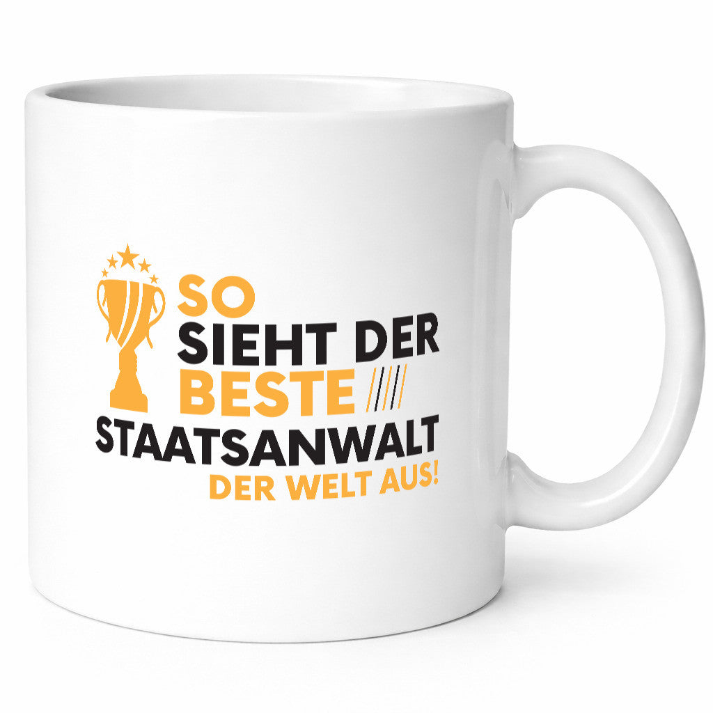 Der Weltbeste Staatsanwalt | Anwalt Jurist Humor Geschenkidee Tasse
