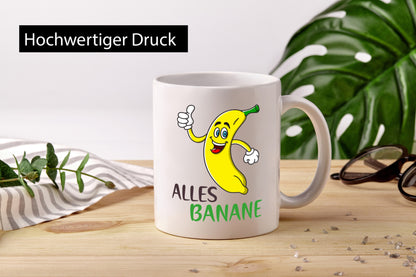 Alles Banane | Frucht Bananen Liebhaber Geschenk Humor Geschenkidee lustiger