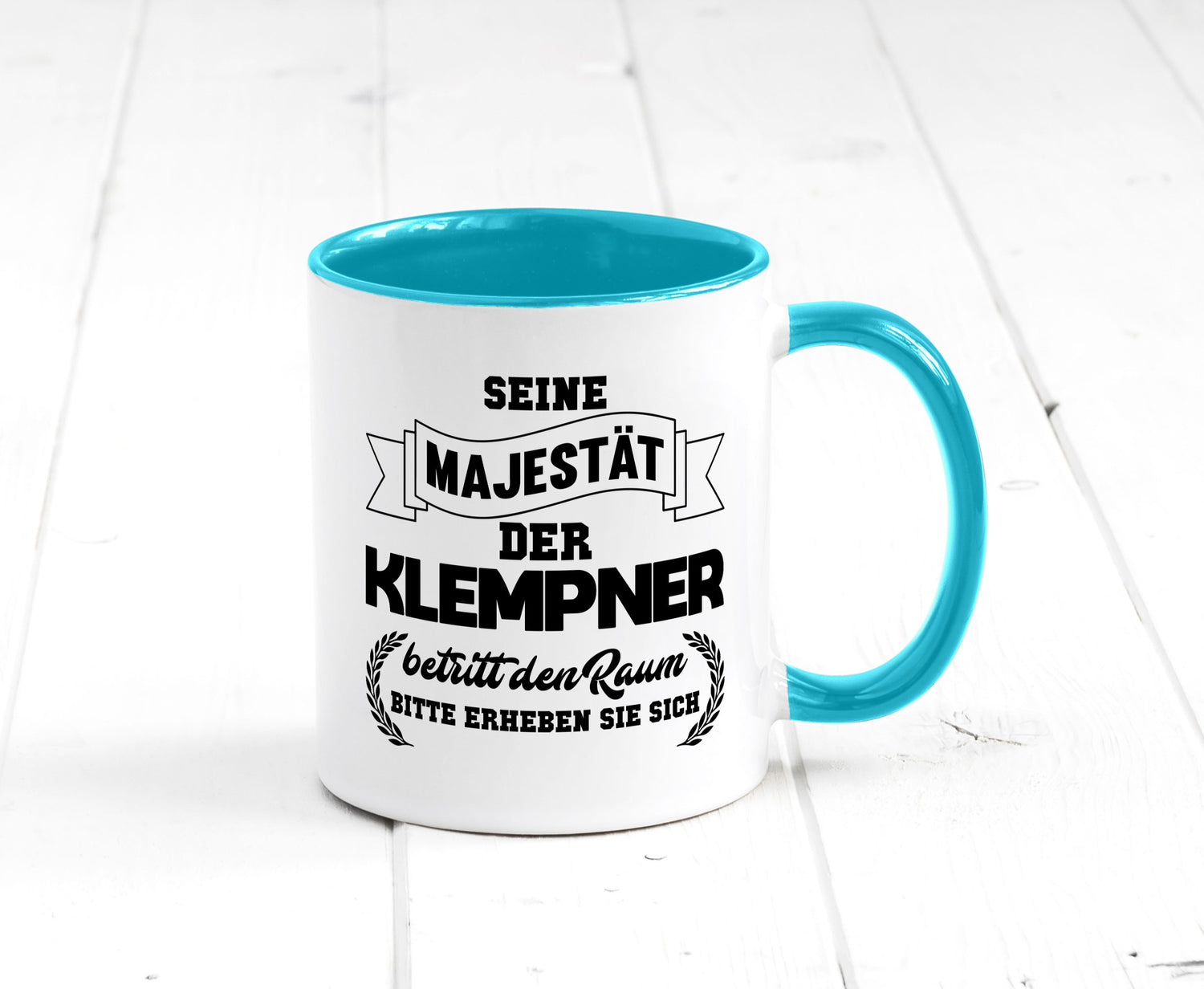 Der Klempner betritt den raum | Geschenk Humor Geschenkidee lustiger Spruch
